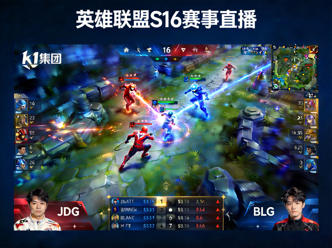k1集团体育电竞直播英雄联盟S16赛事画面